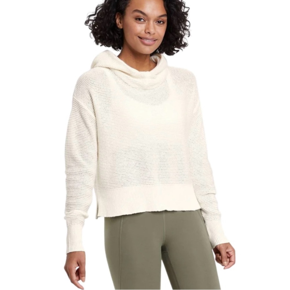 All in Motion Hooded Knit Sweater